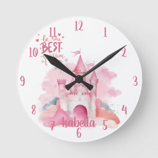 Be the best version of you customisable round clock