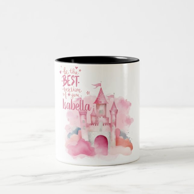 Be the best version of you customisable Two-Tone coffee mug (Center)