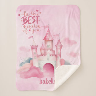 Be the best version of you sherpa blanket