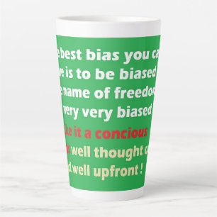 Be the best you can lift it up latte mug