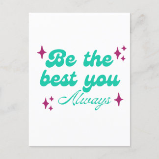 Be the Best You! Postcard