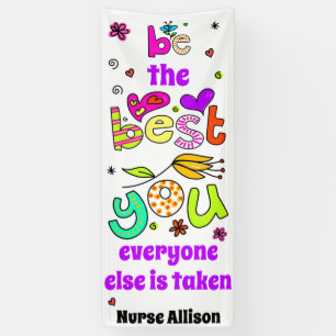 Be The Best You;  School Nurse Door Decoration Banner
