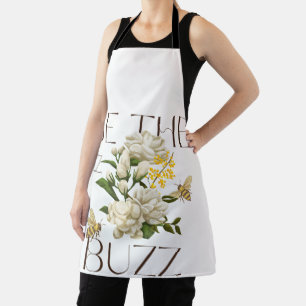 Be The Buzz Vintage Botanical Honeybee gardener's Apron
