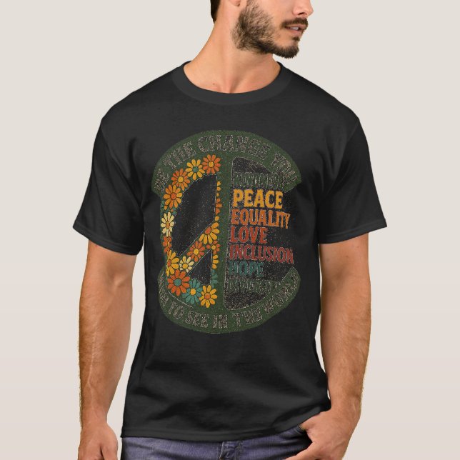 Be the change - Feminist Gift T-Shirt (Front)