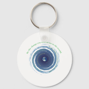 Be The Change Key Ring