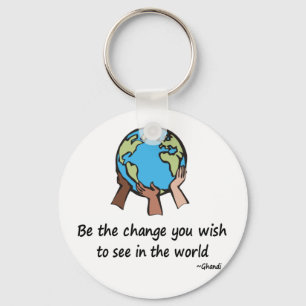 Be the Change Key Ring