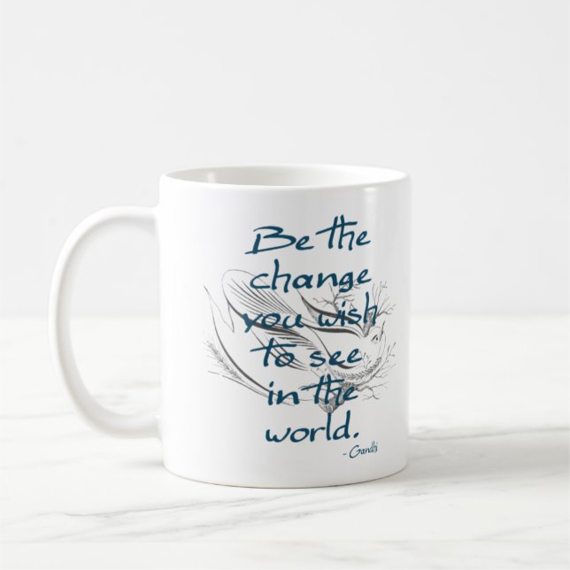 Be The Change Mug (Left)