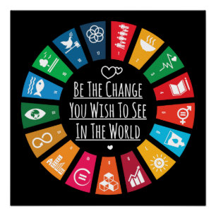 Be The Change Poster