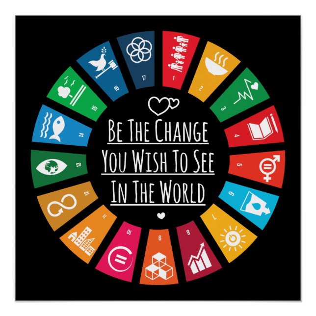 Be The Change  Poster (Front)