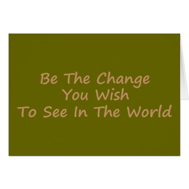 Be the Change yellow (Front Horizontal)