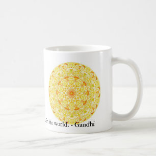 Be the change you want to see in the world. Gandi Coffee Mug