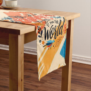 Be the Change You Wish for the World Short Table Runner