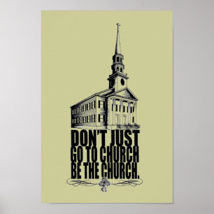 BE the church poster