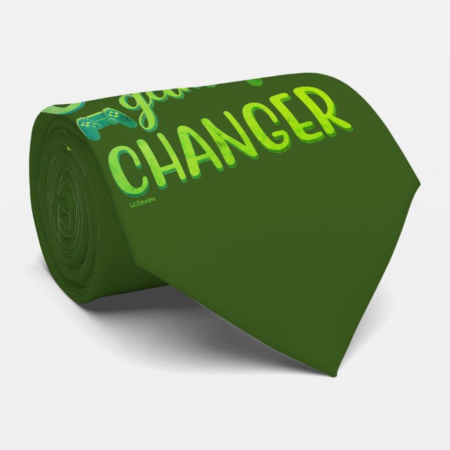 BE THE GAME CHANGER inspirational gaming           Tie (Rolled)