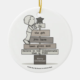 Be the Gift-Christmas Tree Ceramic Tree Decoration