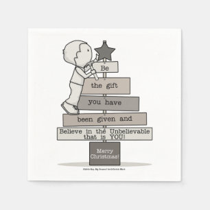 Be the Gift-Christmas Tree Napkin