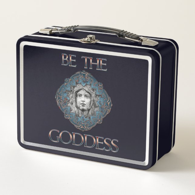 Be The Goddess Metal Lunch Box (Front)