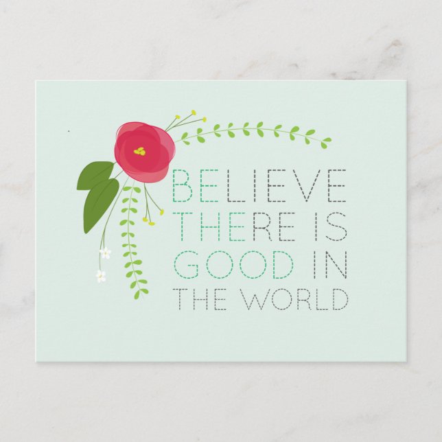 Be the Good Postcard (Front)