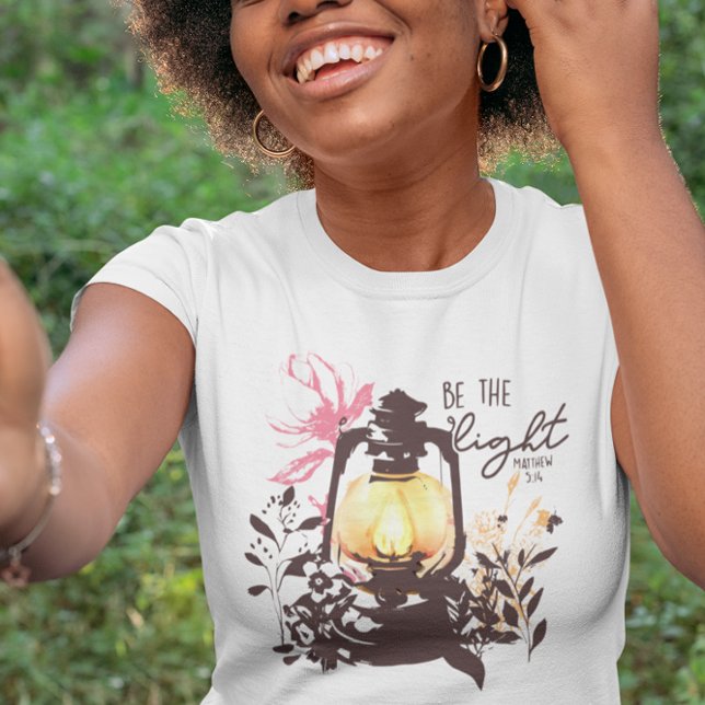 Be The Light Bible Matthew 5:14 Verse T-shirt (Creator Uploaded)