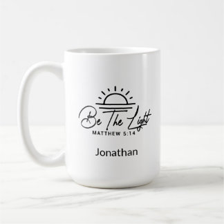 Be the Light Christian Mathew 5:14 Coffee Mug