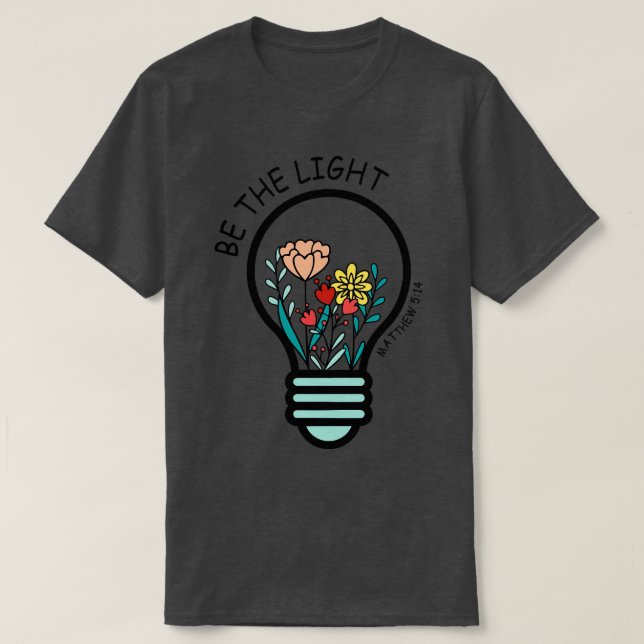 be the light matthew 514 mental health T-Shirt (Design Front)