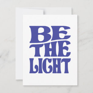 Be The Light Matthew 5:14 Bible Verse Christian  Card