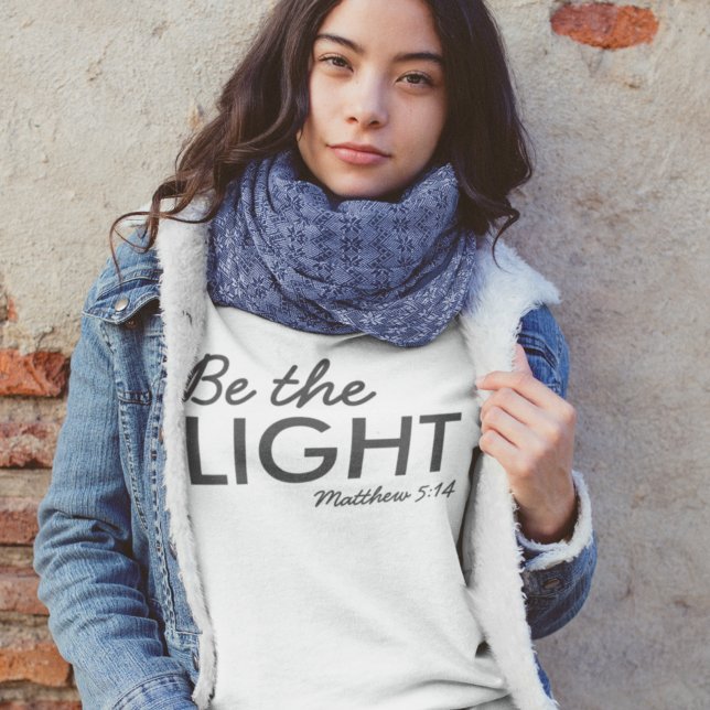 Be the Light | Matthew 5:14 Bible Verse Christian Sweatshirt (Creator Uploaded)