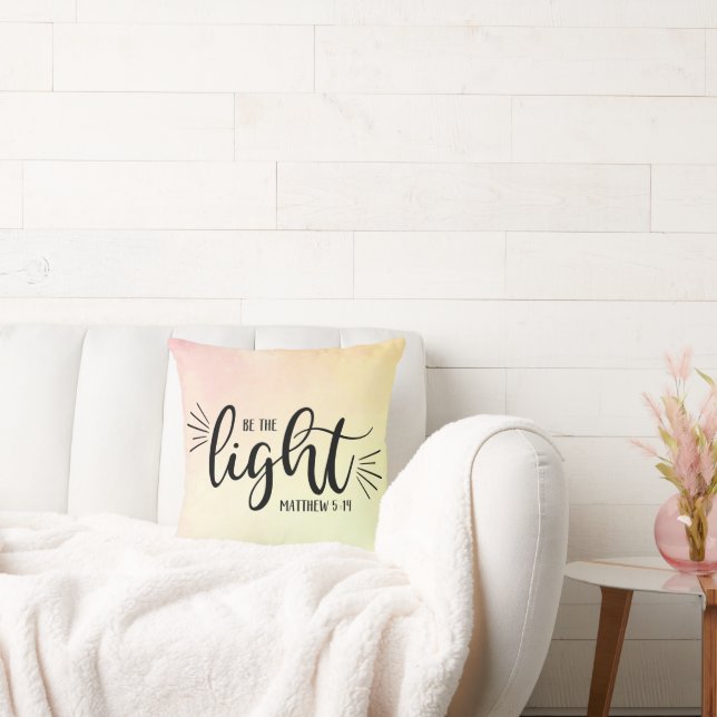 Be the Light Matthew 5:14 Cushion (Couch)