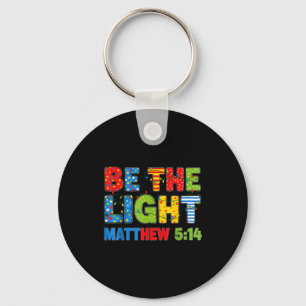 Be The Light Matthew 5 14  Key Ring
