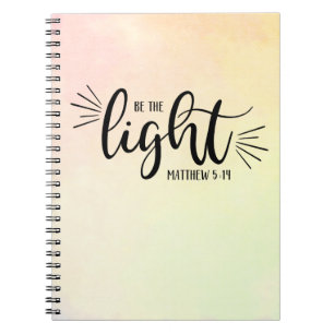 Be the Light Matthew 5:14 Notebook