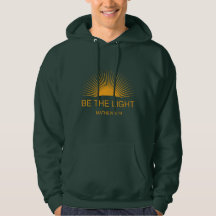 Be The Light Matthew 5:14 Sweatshirt Christian Gif