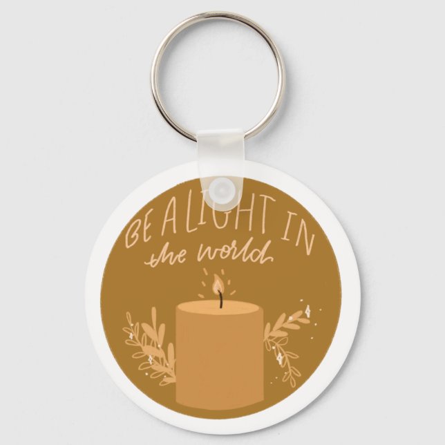 Be the Light of the World Key Ring (Front)