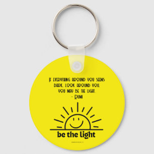 Be the Light Peace Key Chain