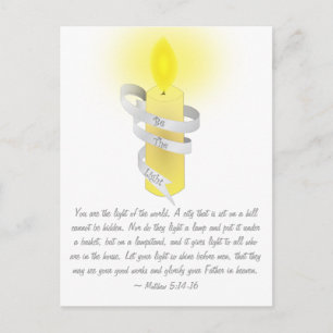 Be The Light Postcard
