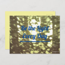 Be the Light Postcard