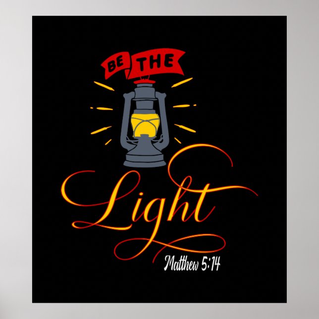 Be The Light Poster (Front)