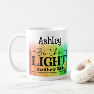 Be the Light Rainbow Coffee Mug