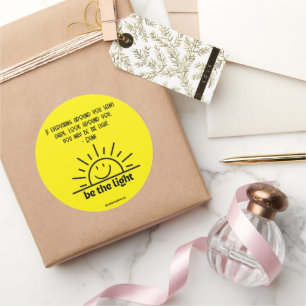 BE THE LIGHT STICKER