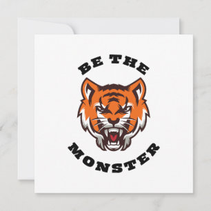 BE THE MONSTER INVITATION