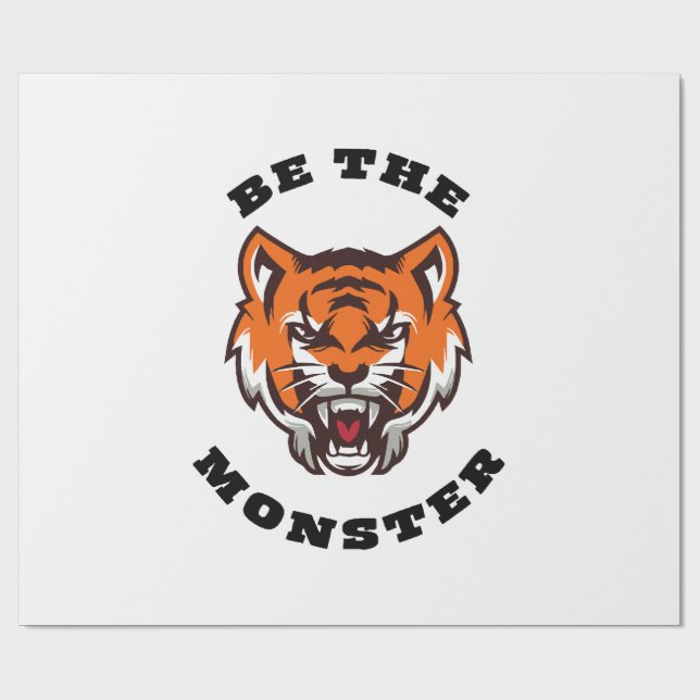 BE THE MONSTER WRAPPING PAPER (Flat)
