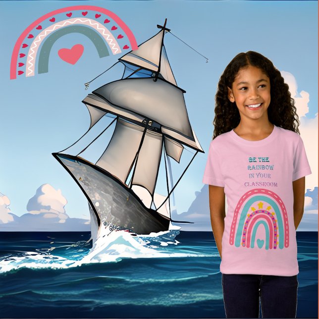 Be The Rainbow in Your Classroom Valentines Day  T-Shirt (Be The Rainbow in Your Classroom Valentines Day T-Shirt)