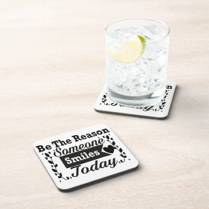 Be The Reason Someone Smiles Today Gift Box Coaster