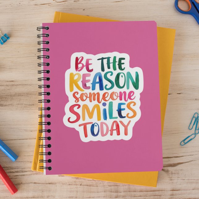 Be The Reason Someone Smiles Today Planner (Encourage kindness with this, "Be the reason someone smiles today" planner! )