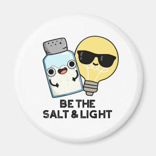 Be The Salt And Light Funny Bible Pun Magnet
