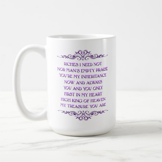 Be Thou My Vision (Modern Grammar) - 15 oz. Mug (Left)
