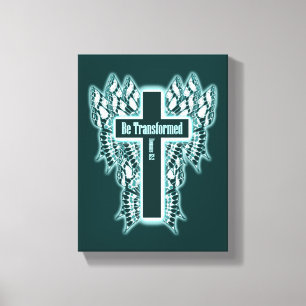Be Transformed – Romans 12:2 Canvas Print