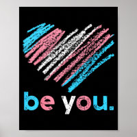 Be Transgender Pride LGBTQ Trans Flag Men Women