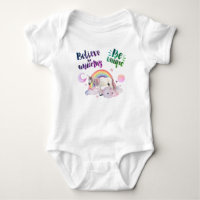 Be Unique Girly Moon Unicorns Rainbow