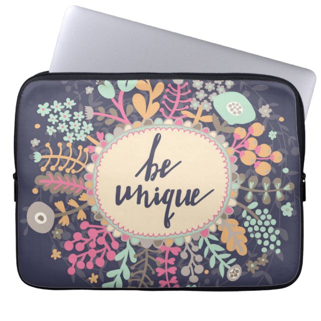 Be Unique Laptop Sleeve (Front)