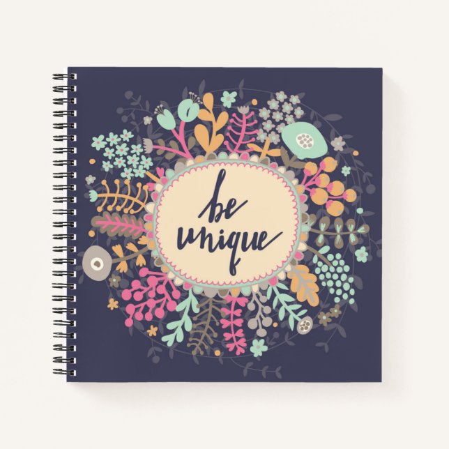 Be Unique Notebook (Front)